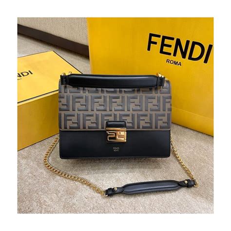 fendi kan u shoulder bag|fendi zip pocket shoulder bags.